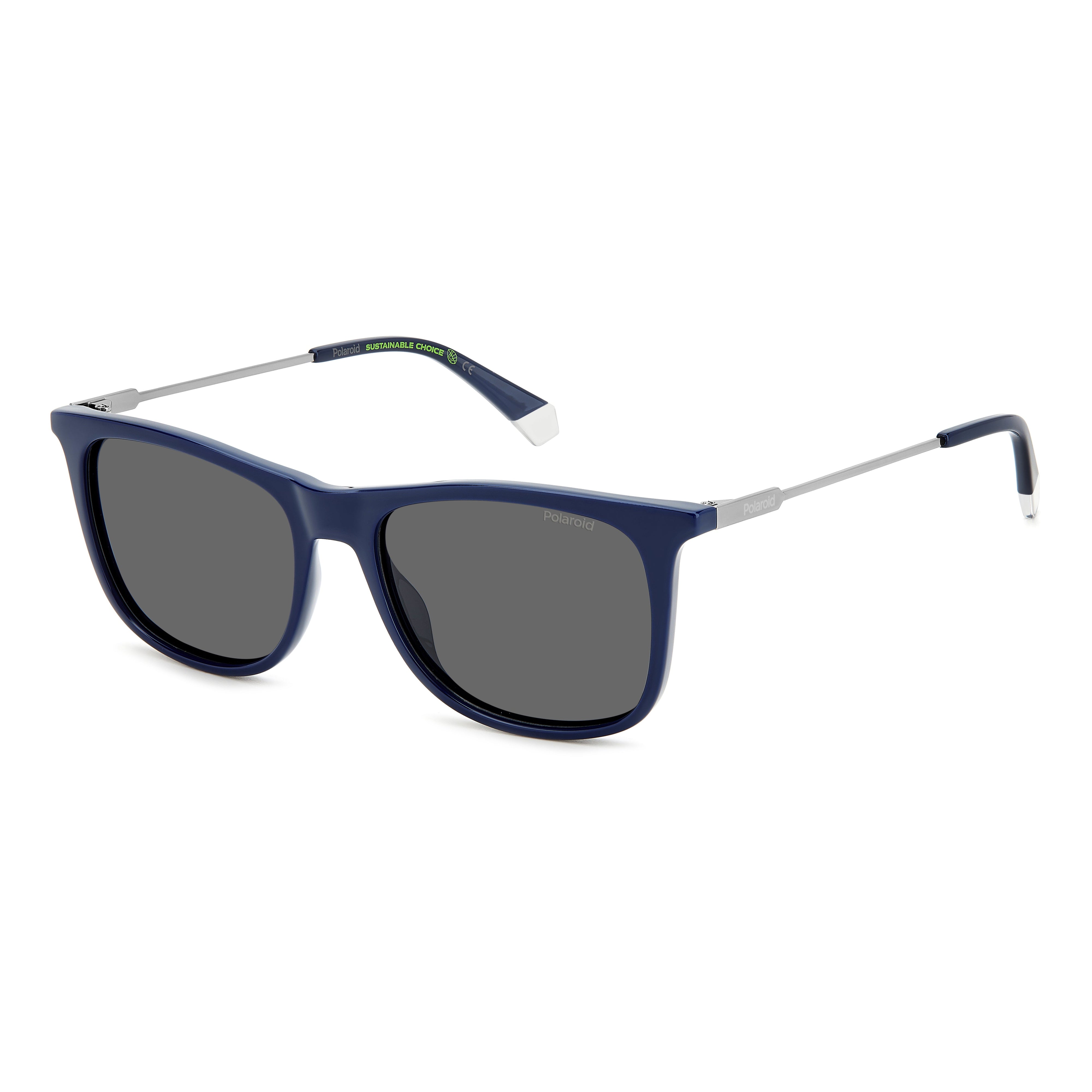 Polaroid 2121/S Unisex Polarized Sunglasses in Clear Crystal Black 58mm 4  Option Blue Mirror Polar - Polaroid sunglasses - | Fash Brands