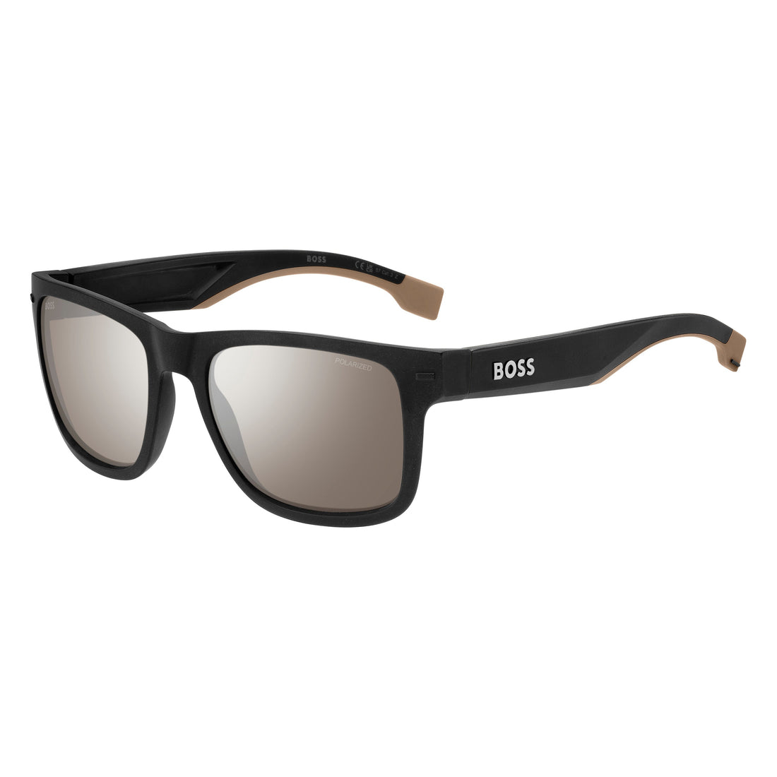 BOSS 1596/S MATTE BLACK BEIGE