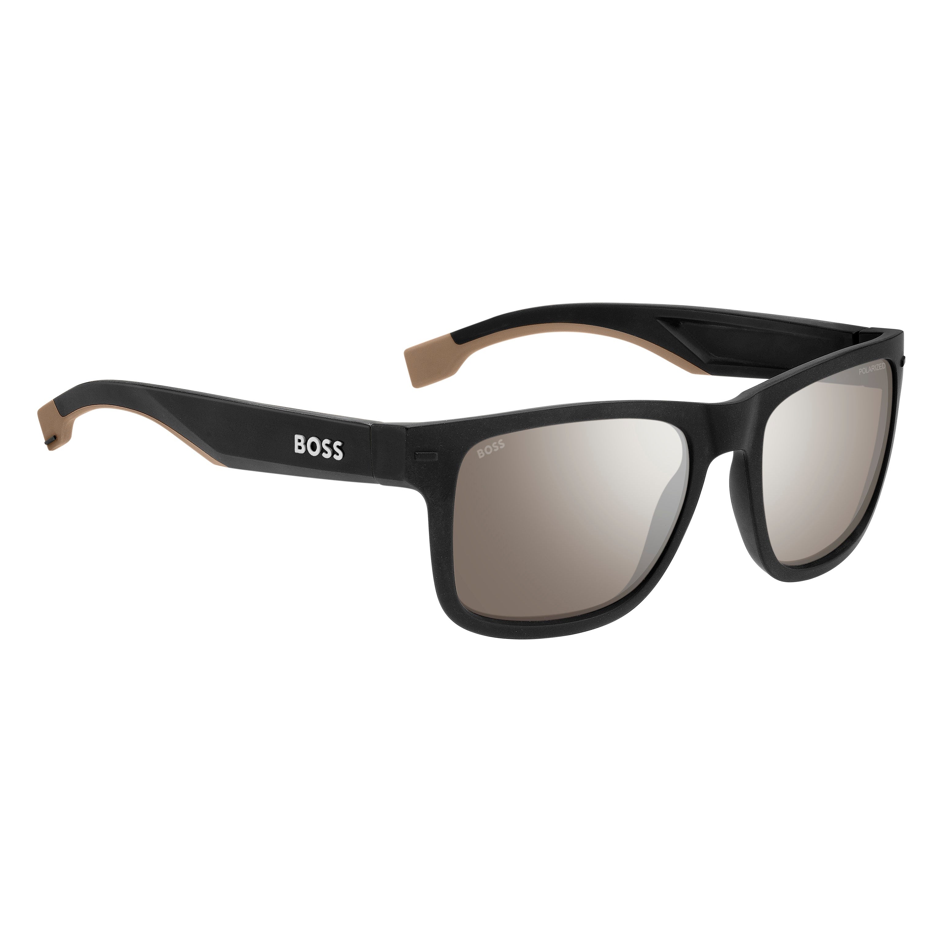 BOSS 1596/S MATTE BLACK BEIGE